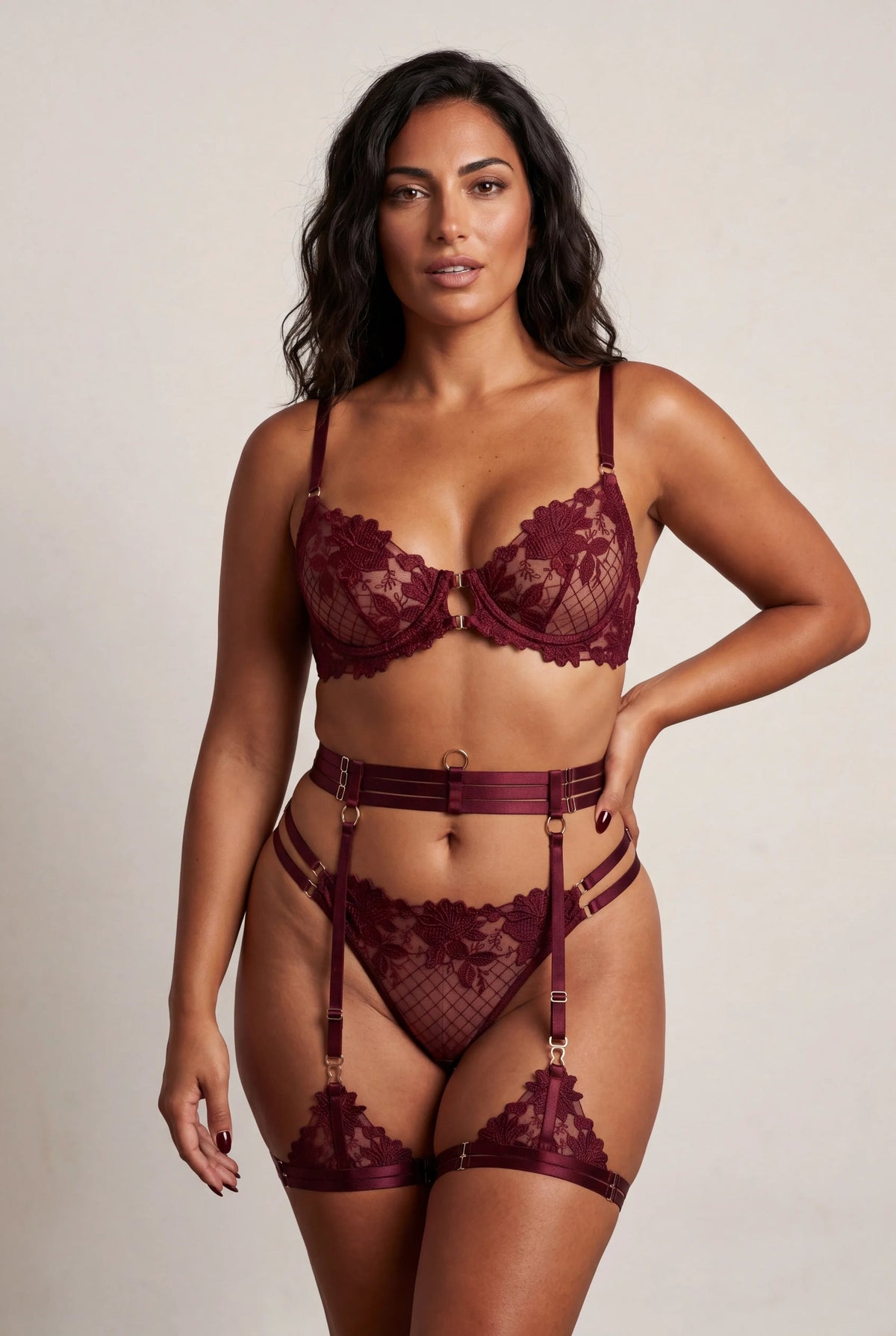 Ensemble 4 pièces - Fleur Sauvage