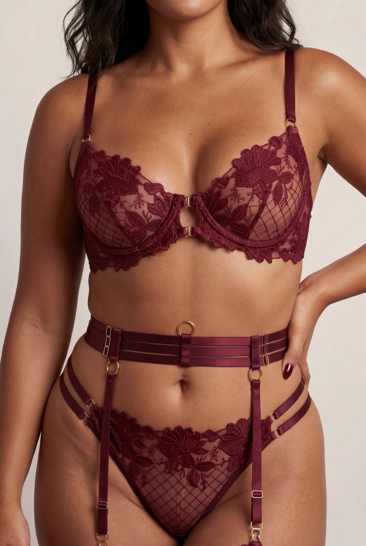 Ensemble 4 pièces - Fleur Sauvage
