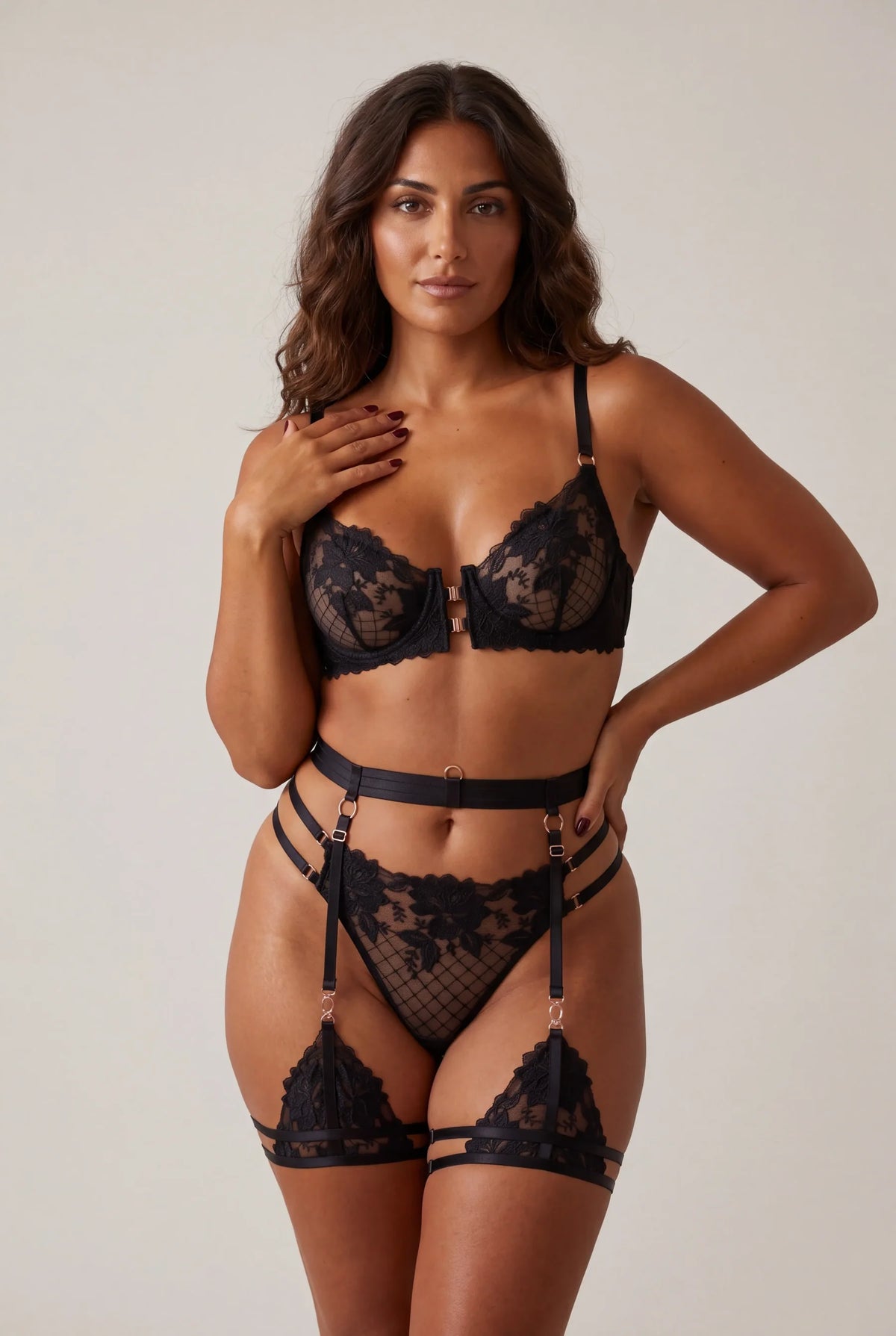 Ensemble 4 pièces - Fleur Sauvage